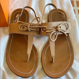 Kate Spade Tan Leather Sandals